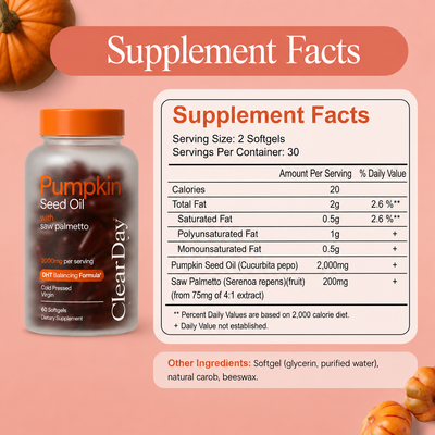Pumpkin Seed Oil Softgels
